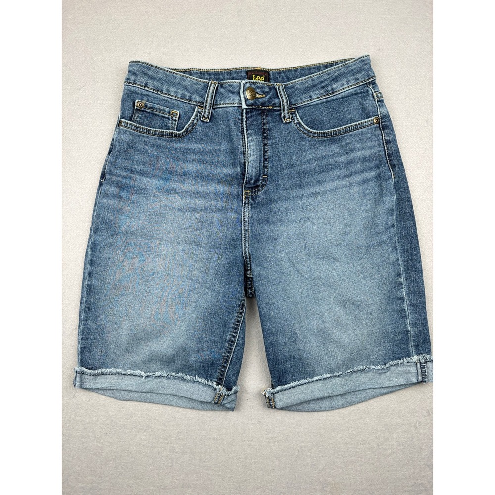 Lee Legendary Denim Shorts Womens 10M High Rise Cuffed